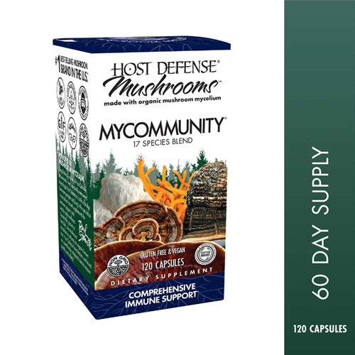 buy mycommunity mushrooms capsules 120ct host defense