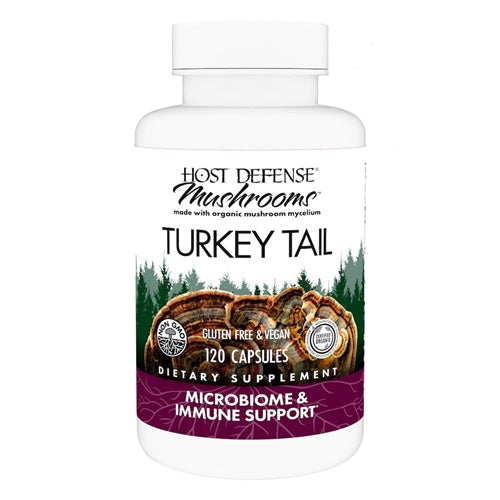 turkey tail 120ct capsules host defense