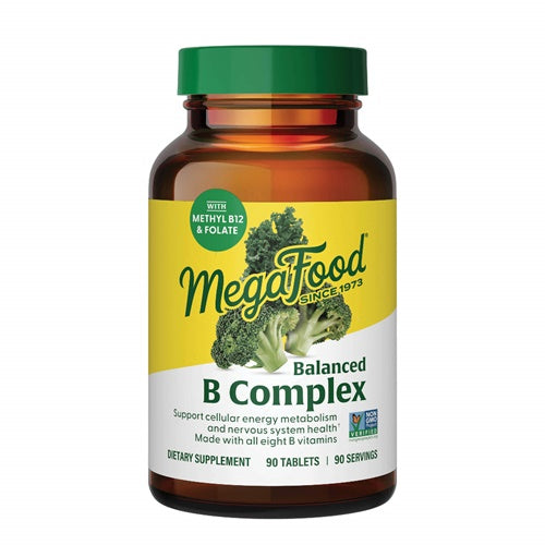 balanced b complex 120 tablets megafood