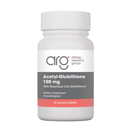 acetyl-glutathione 100 mg allergy research group