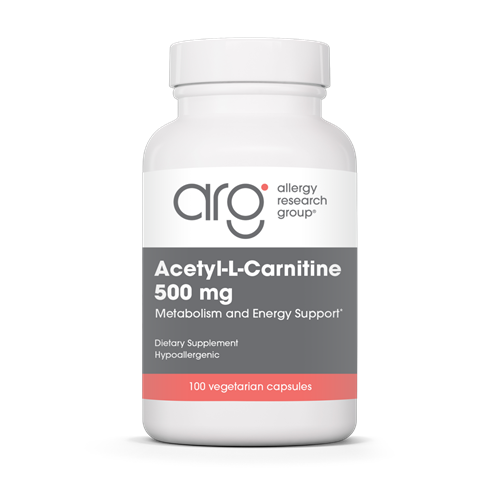 acetyl-l-carnitine 500 mg allergy research group