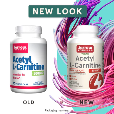 Acetyl L-Carnitine Jarrow Formulas new packaging