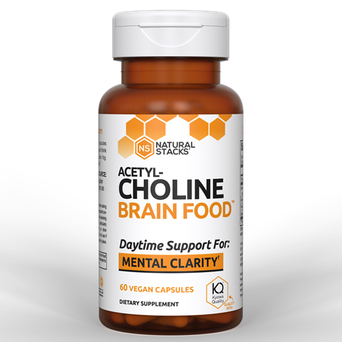 Acetylcholine Brain Food Natural Stacks front