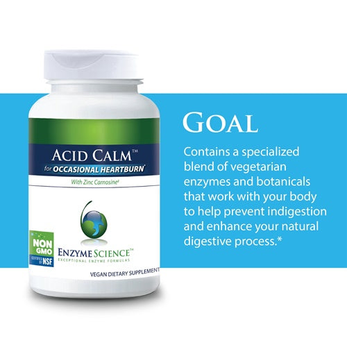 Acid Calm 90 Capsules - Enzyme Science