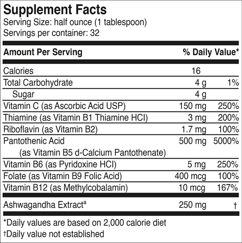 adrenal balance & stress defense (drs advantage) supplement facts