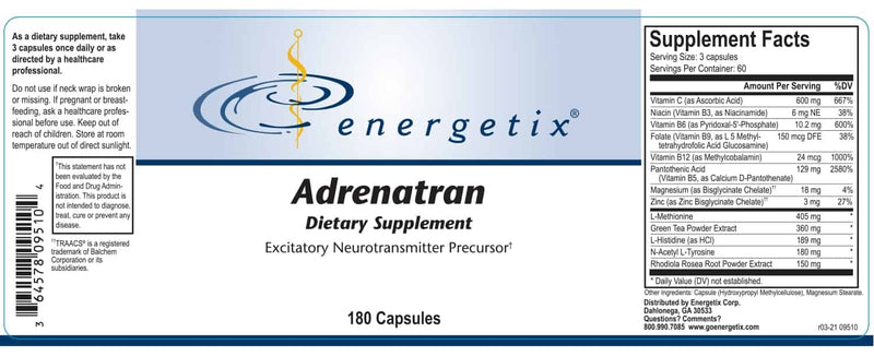 Adrenatran label Energetix