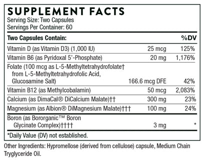 Advanced Bone Support (formerly Oscap) Thorne supplements