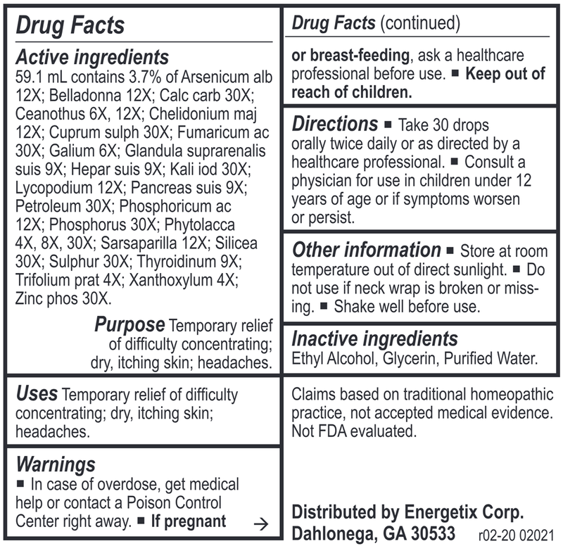 Agri-Chord (Energetix) Drug Facts