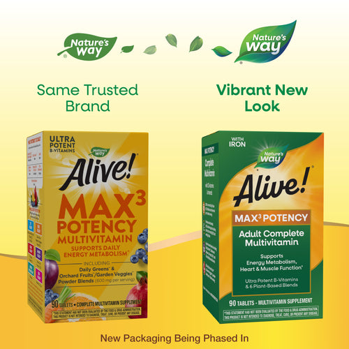 buy alive! max3 potency multivitamin nature's way