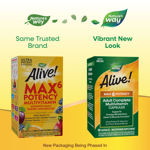 buy alive! max6 daily (with iron) nature's way