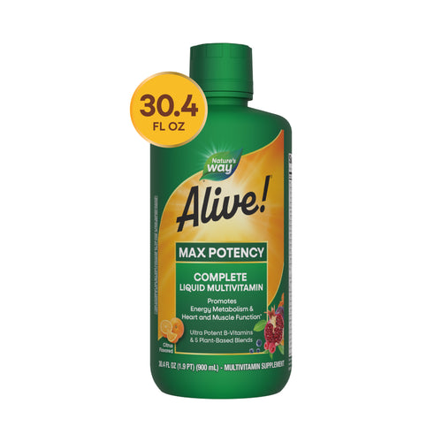 alive! max potency liquid multivitamin nature's way