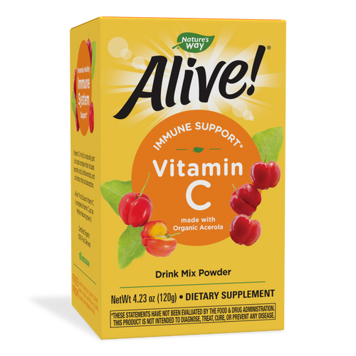 alive! organic vitamin c powder nature's way