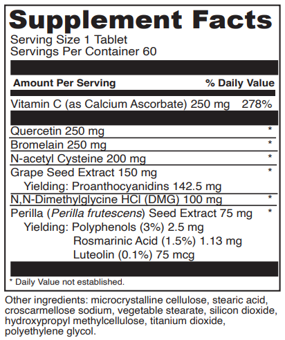 aller dmg davinci labs supplement facts