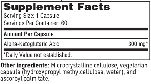 alpha ketoglutaric acid sfi health supplement facts