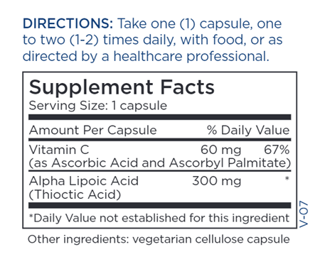 Alpha Lipoic Acid 300mg