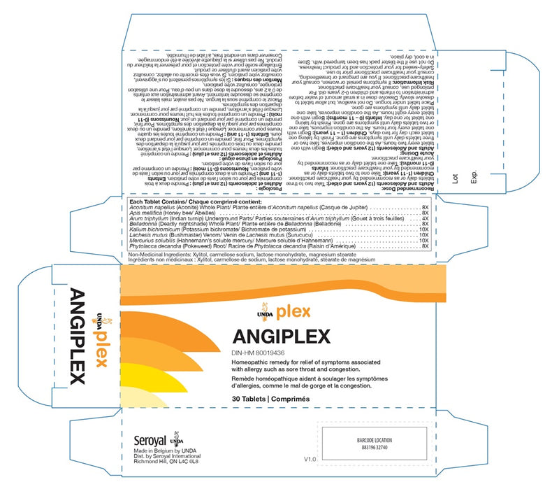 Angiplex UNDA Label