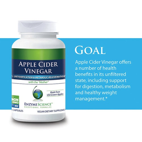 Apple Cider Vinegar Capsules - Enzyme Science