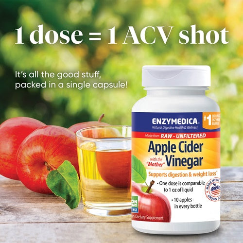 Apple Cider Vinegar Capsules Enzymedica