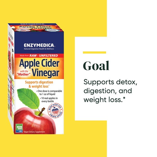 Apple Cider Vinegar Capsules Enzymedica