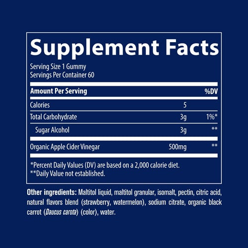 apple cider vinegar trace minerals research supplement facts