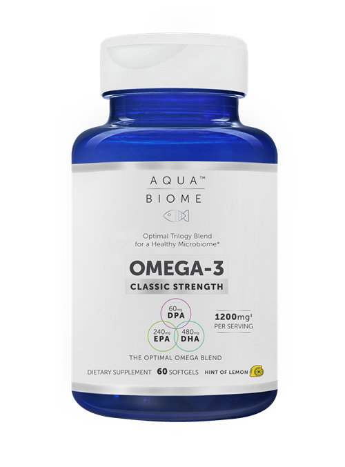 Aqua Biome Fish Oil Classic Strength Enzymedica