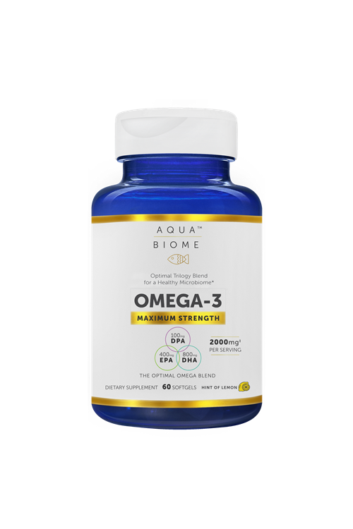 Aqua Biome Fish Oil Maximum Strength Enzymedica