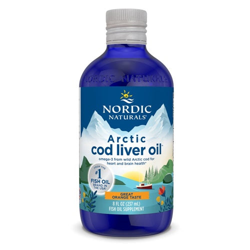 Arctic Cod Liver Oil Orange 8oz (Nordic Naturals)