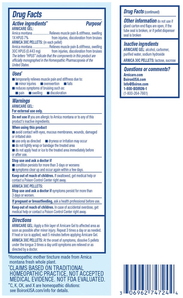 arnicare gel with mdt boiron drug facts