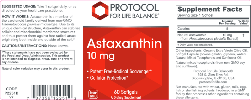 Astaxanthin 10 mg