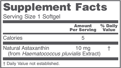 Astaxanthin 10 mg