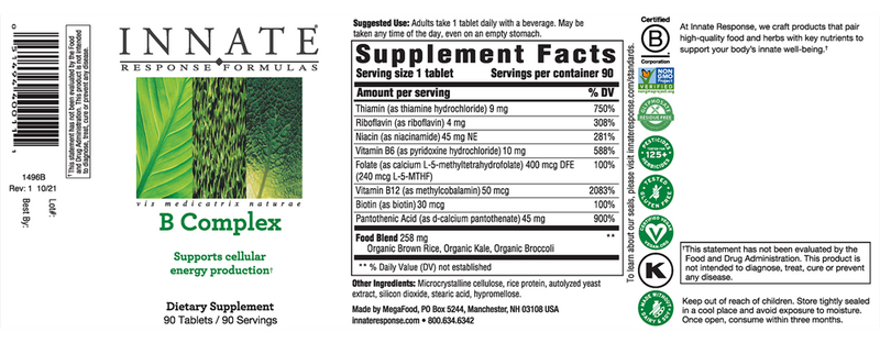 B-Complex Innate Response Label