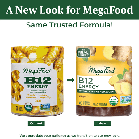 B12 Energy Ginger (MegaFood) new look