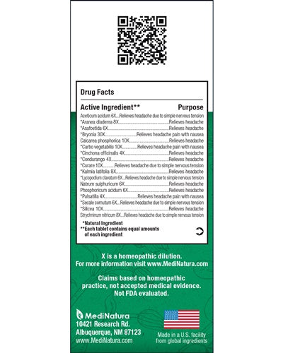 migraine medinatura bhi professional drug facts