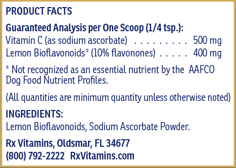 bio-c formula (rx vitamins for pets) product facts