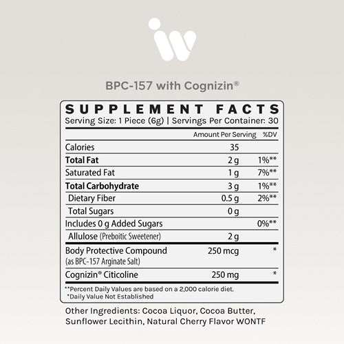 bpc-157 with cognizin infiniwell supplement facts