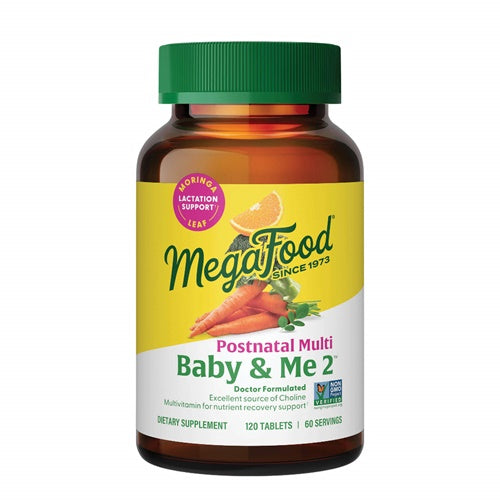 baby & me 2 postnatal multi 120 tablets megafood