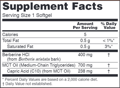 BACKORDER ONLY - Berberine Glucose Support