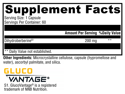 Berberine ES-5 (Xymogen) Supplement Facts