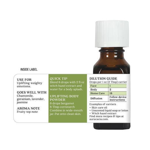 buy bergamot bf essential oil aura cacia