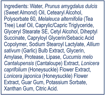 BioCatalin Lotion (Energetix) Ingredients