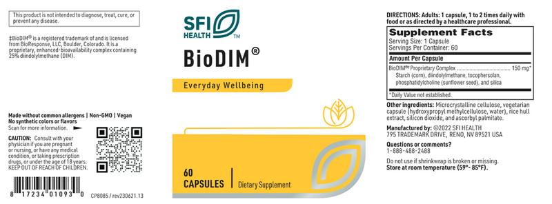 biodim sfi health label