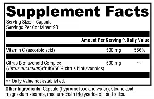 Bio C 1:1™ (Xymogen) Supplement Facts