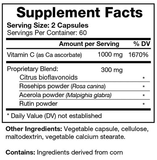 bioflavonoid c complex bio-design supplement facts