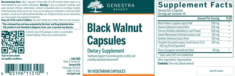 Black Walnut Capsules