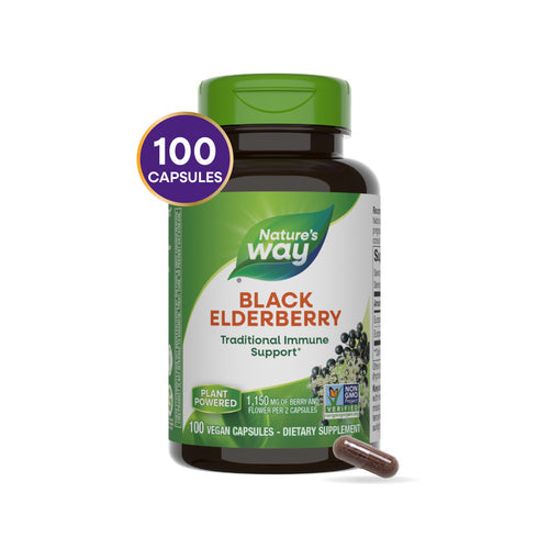 black elderberry capsules nature's way