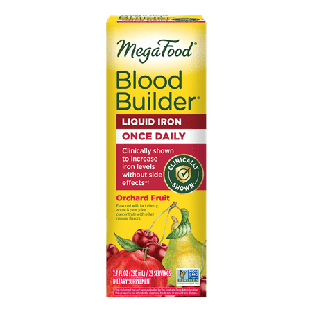 Blood Builder Liquid Iron Once Daily 7.7 oz (MegaFood) box