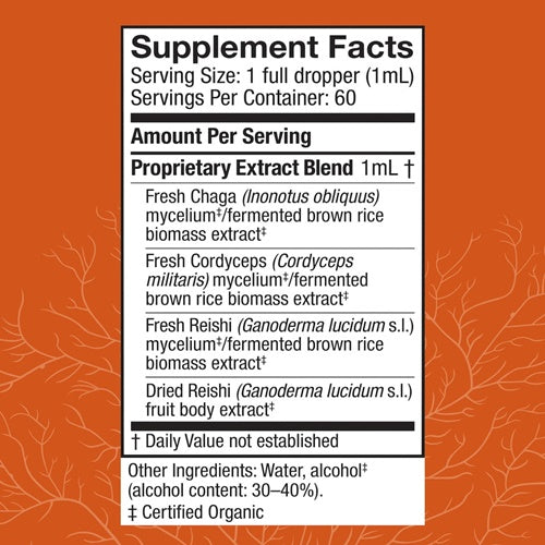 breathe extract 2oz host defense supplement facts