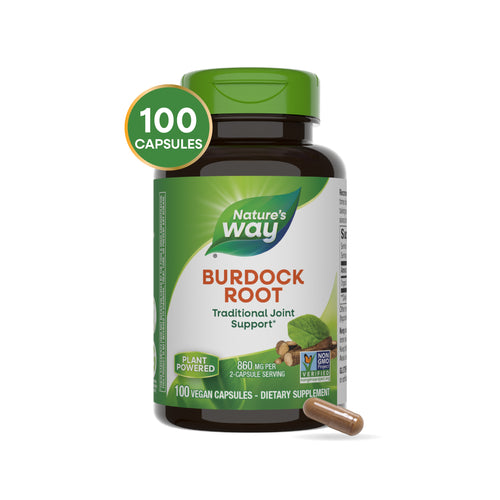 burdock root capsules nature's way