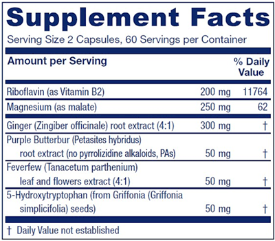 Butterbur Extra Vitanica supplements