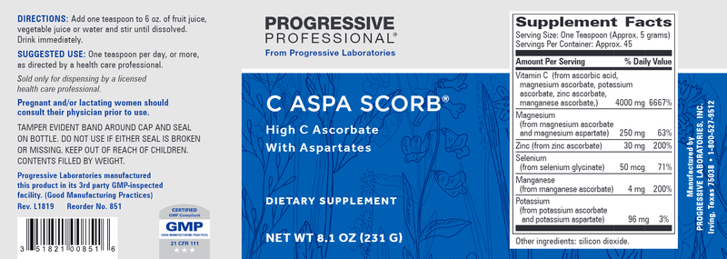 C Aspa Scorb® 8 oz